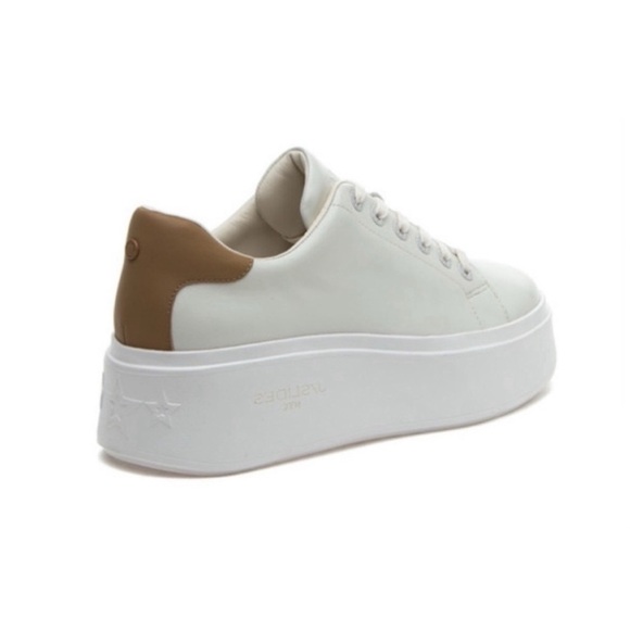 NWT J/SLIDES HALLY White Leather Sneaker - Picture 4 of 15